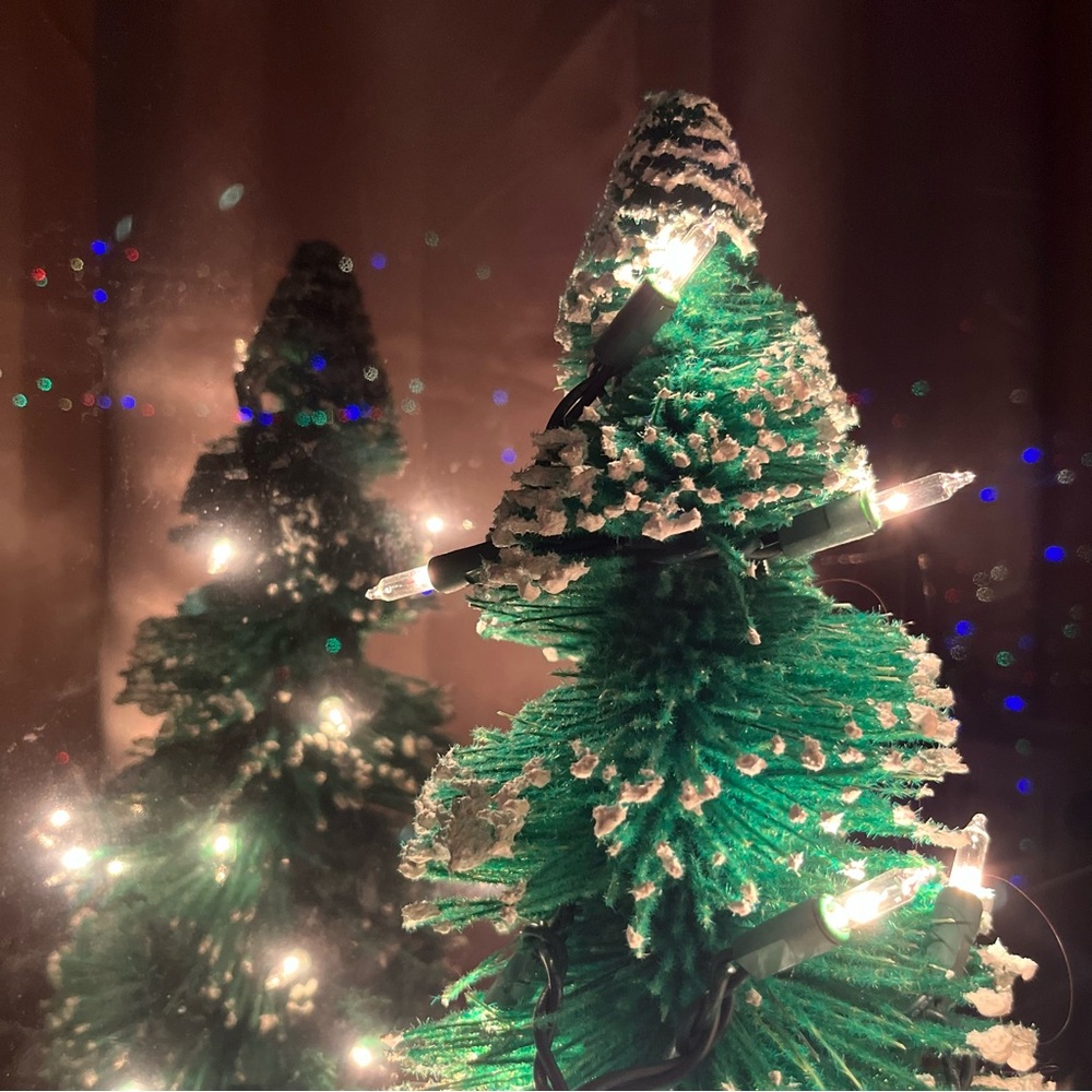 Mini Christmas Tree with Mini Lights